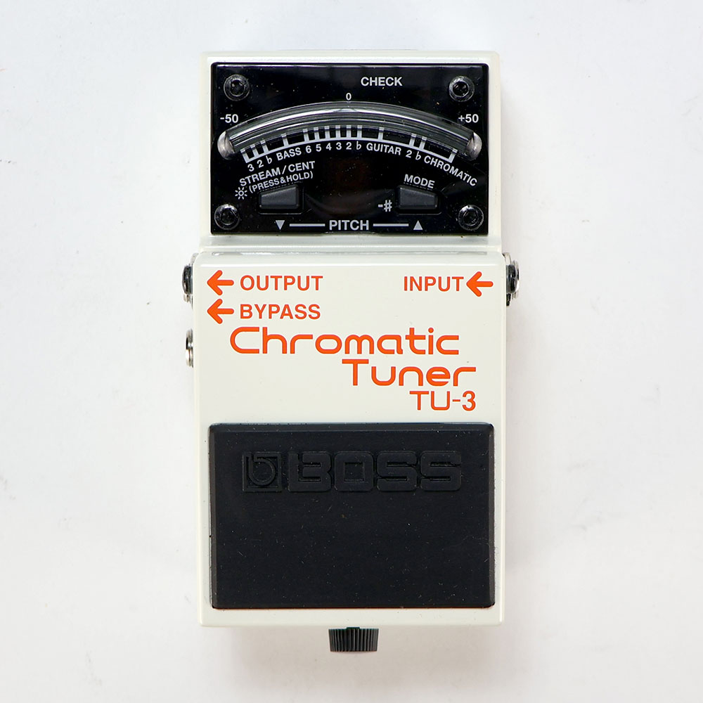 【中古】 クロマチックチューナー BOSS TU-3 Chromatic Tuner 正面
