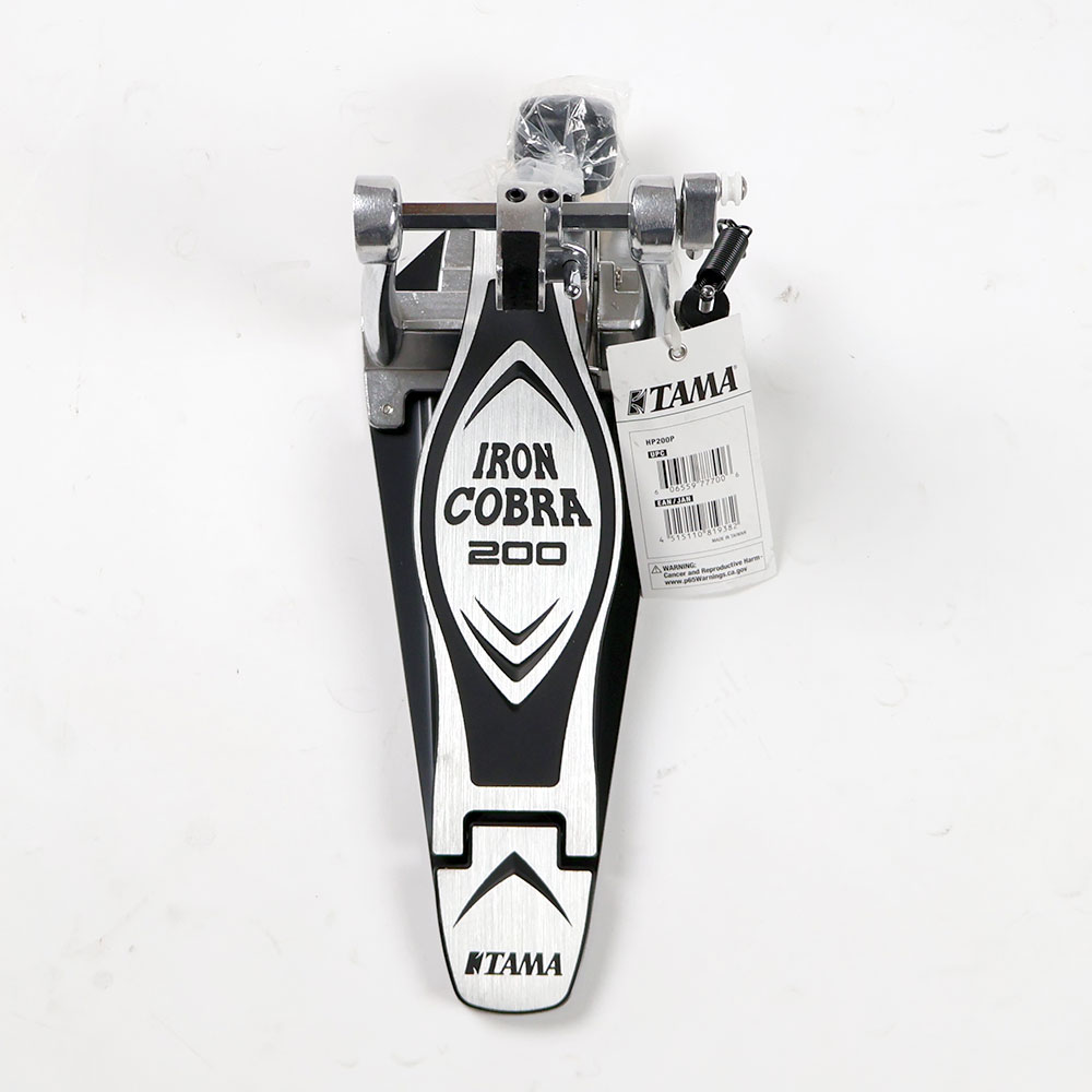【中古】 ドラムペダル タマ TAMA HP200P Iron Cobra 200 Single Pedal Power Glide アイアンコブラ 正面