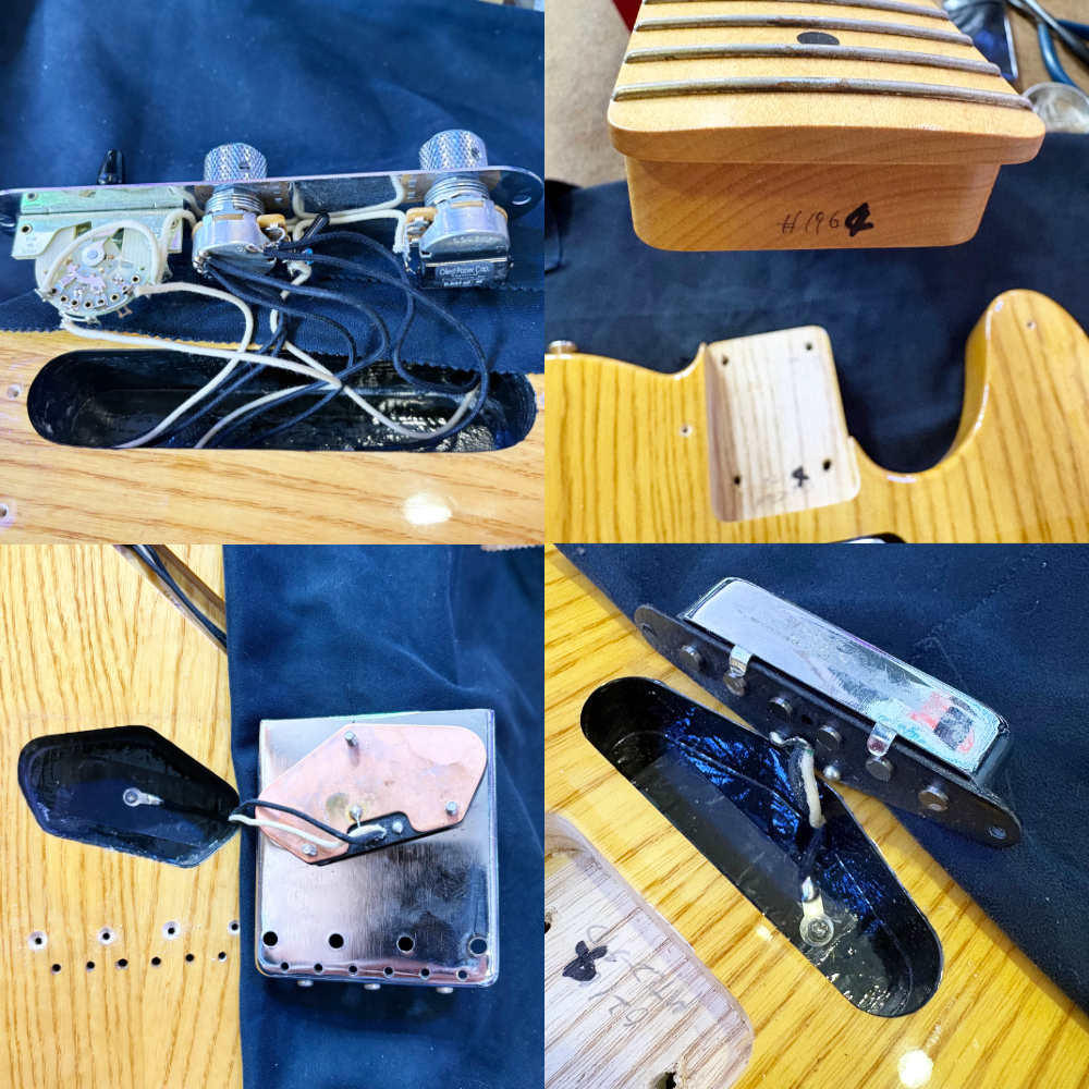 【中古】モモセ テレキャスタータイプ MOMOSE MTL2-STD/M NA(Natural) 旧型ヘッドシェイプ エレキギター 内部