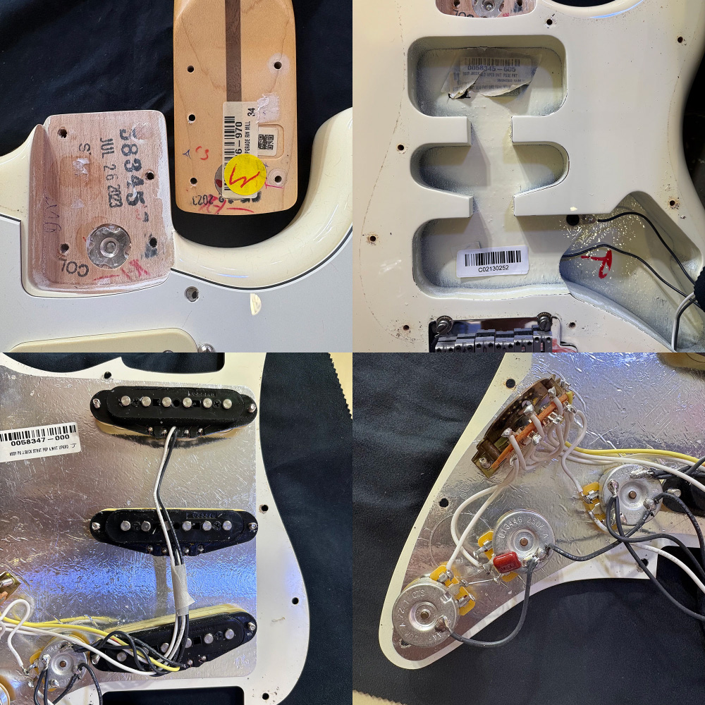 【中古】 エレキギター Fender Jeff Beck Stratocaster Rosewood Fingerboard Olympic White 2023年製 フェンダー ジェフ・ベックモデル ストラトキャスター ネック、ピックアップ