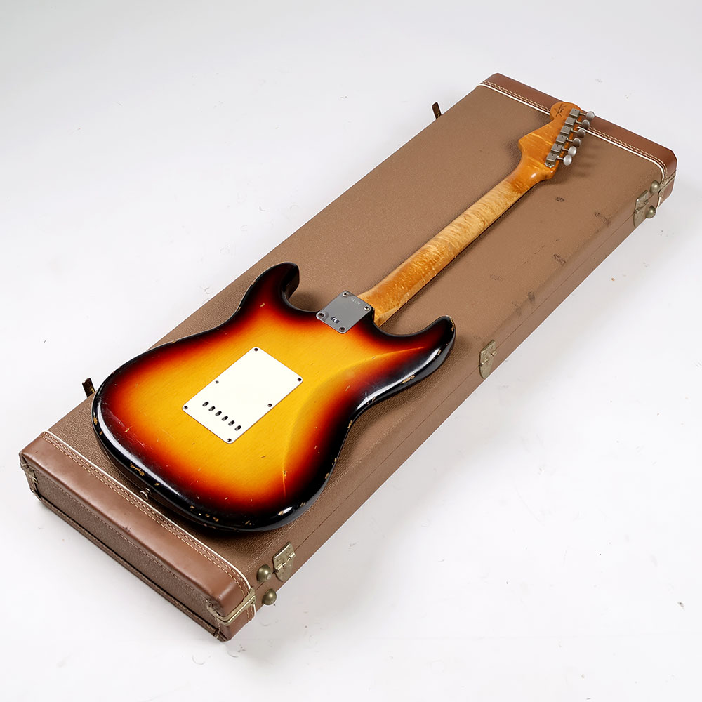 【中古】 エレキギター Fender Custom Shop 1960 Stratocaster 3Color-Sunburst Relic 3.46kg 2000年製 フレイムメイプルネック フェンダーカスタムショップ ストラトキャスター レリック仕上げ 背面
