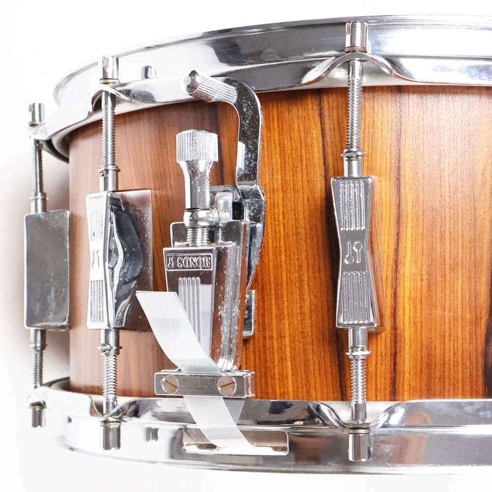 【中古】 スネアドラム ソナー SONOR D-516PA Phonic Series 14×6.5 1987年製 Genuine ROSEWOOD Veneer ストレイナー