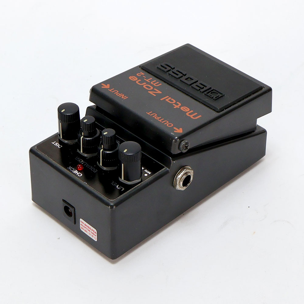 【中古】メタルゾーン エフェクター BOSS MT-2 Metal Zone ボス ギターエフェクター 全体