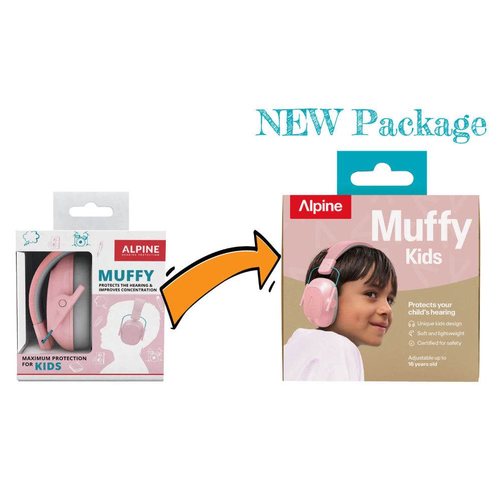 ALPINE HEARING PROTECTION アルパイン MUFFY KIDS Yellow 子ども用 遮音イヤーマフ パッケージ