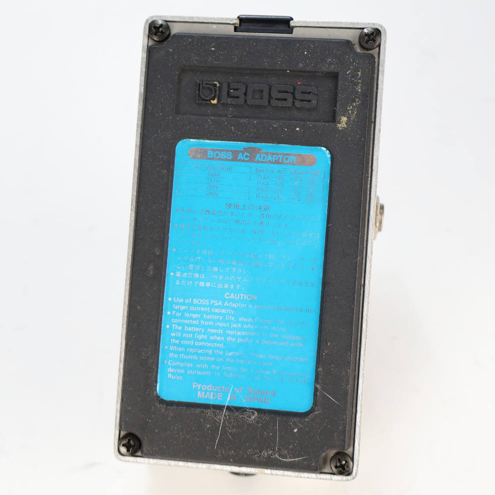 【中古】 デジタルディレイ エフェクター BOSS DD-3 Digtal Delay MADE IN JAPAN ギターエフェクター ディレイ 本体画像 裏