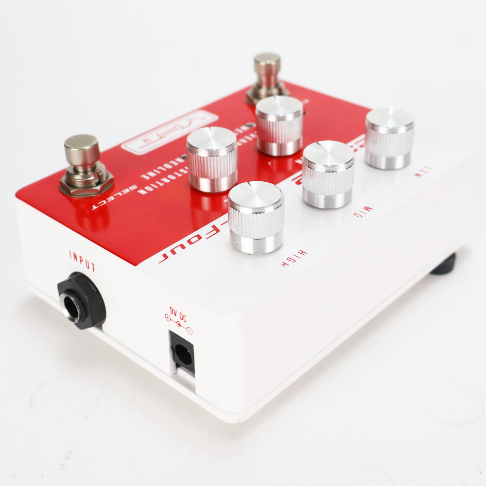 【中古】 オーバードライブ VHT Redline V-Four Overdrive Pedal ギターエフェクター 本体画像 斜め 