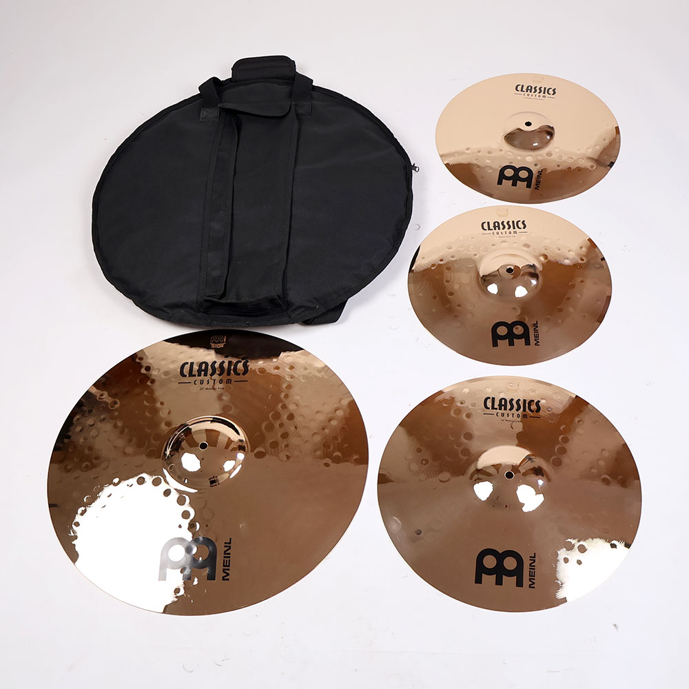 【中古】 MEINL マイネル CC-141620 Classics Custom Brilliant Complete Cymbal Set シンバルセット