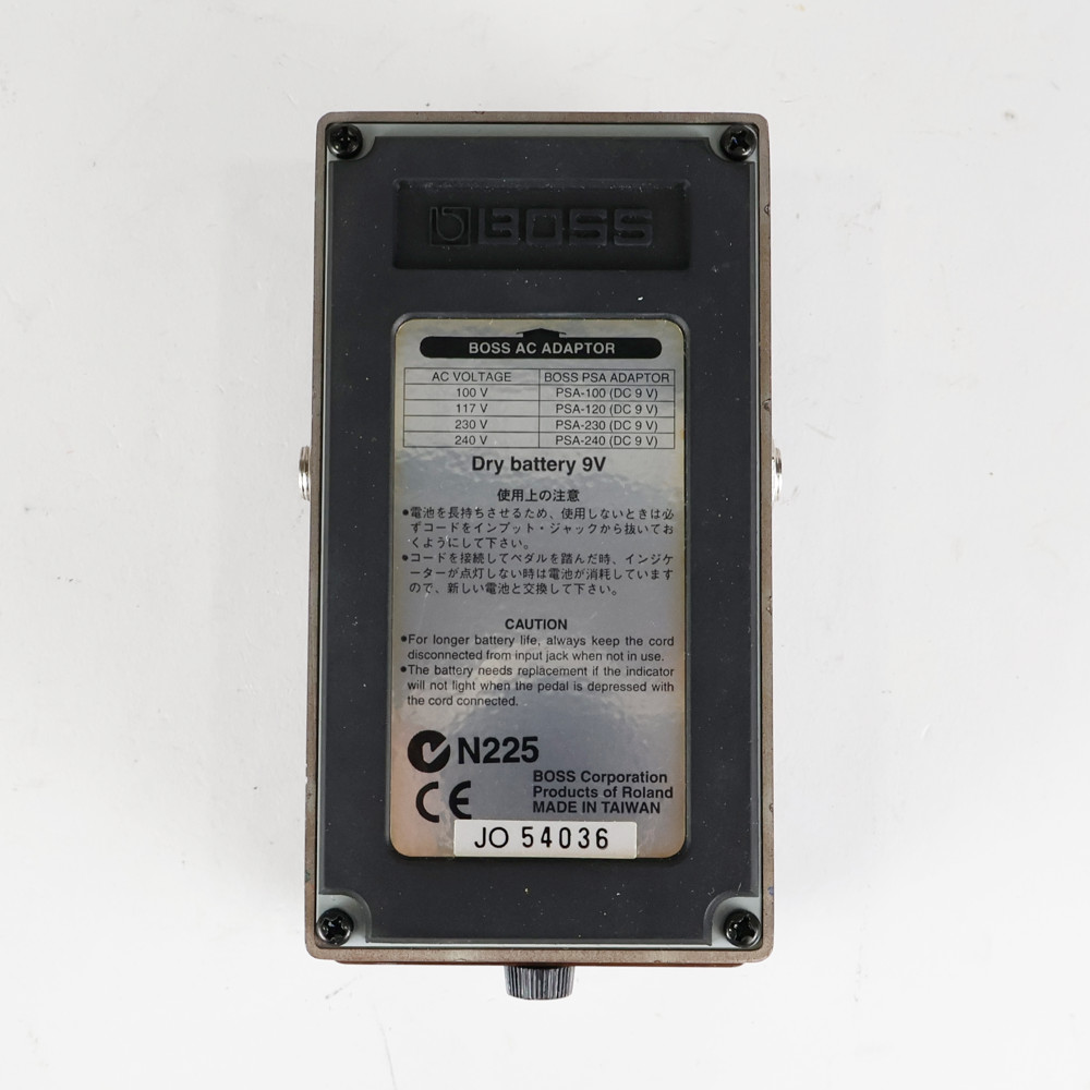 【中古】オクターブ エフェクター BOSS OC-2 Octave ギターエフェクター オクターバー 裏面