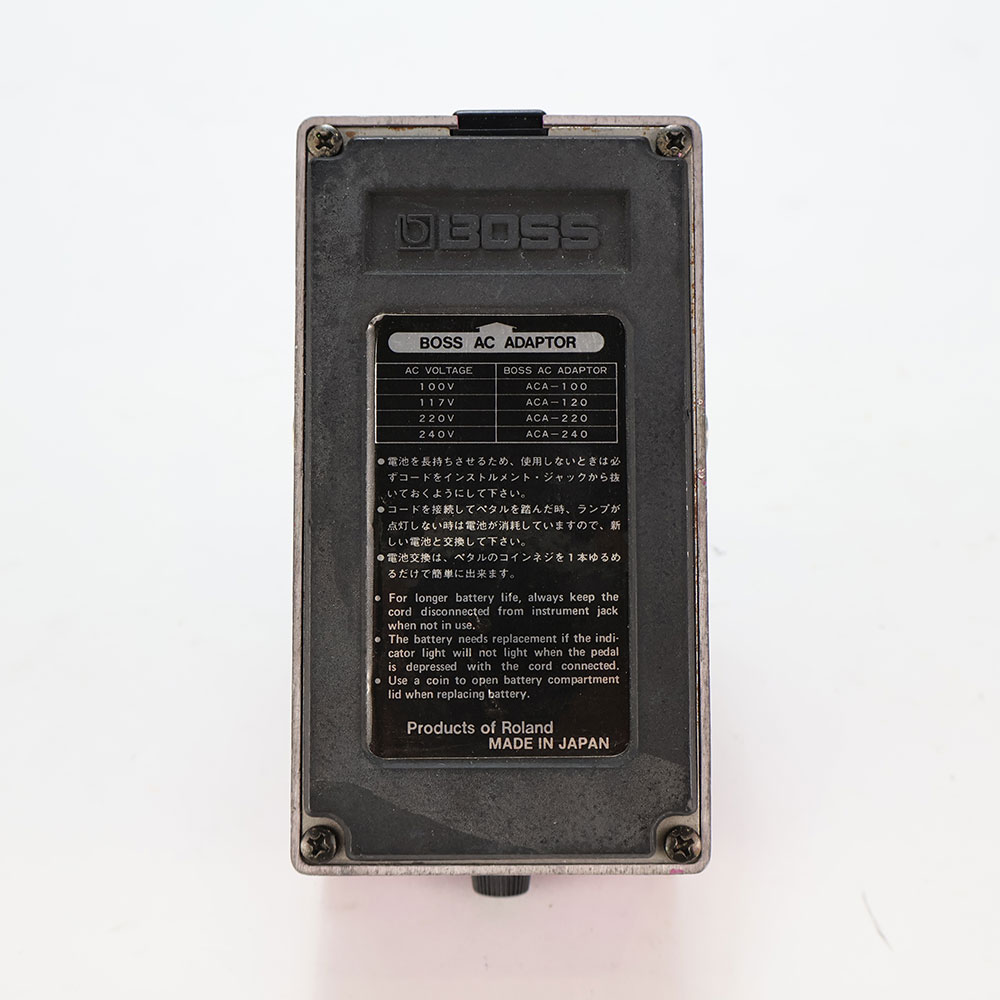 【中古】 フランジャー BOSS BF-2 Flanger Made in Japan ボス ギターエフェクター フランジャー 裏面