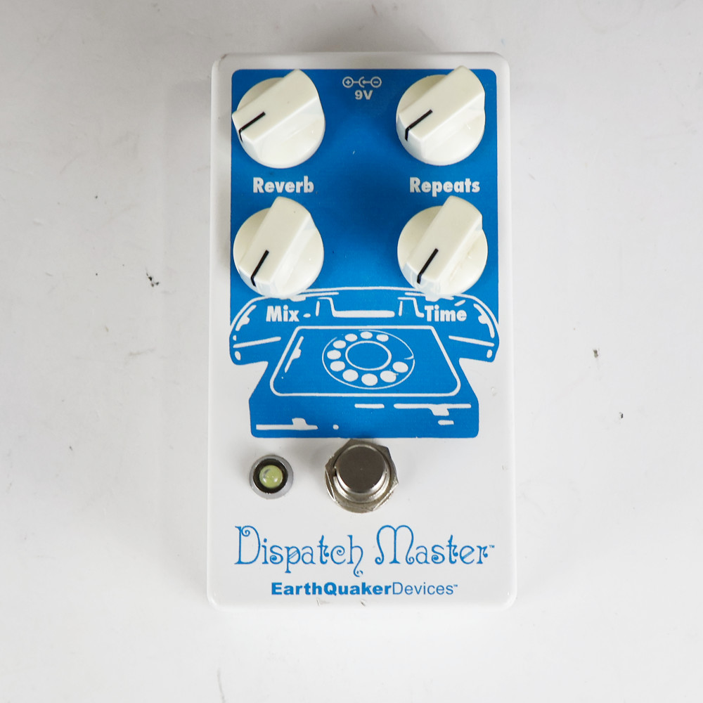 【中古】 EarthQuaker Devices アースクエイカーデバイセス EQD Dispatch Master デジタルディレイ＆リバーブ ギターエフェクター