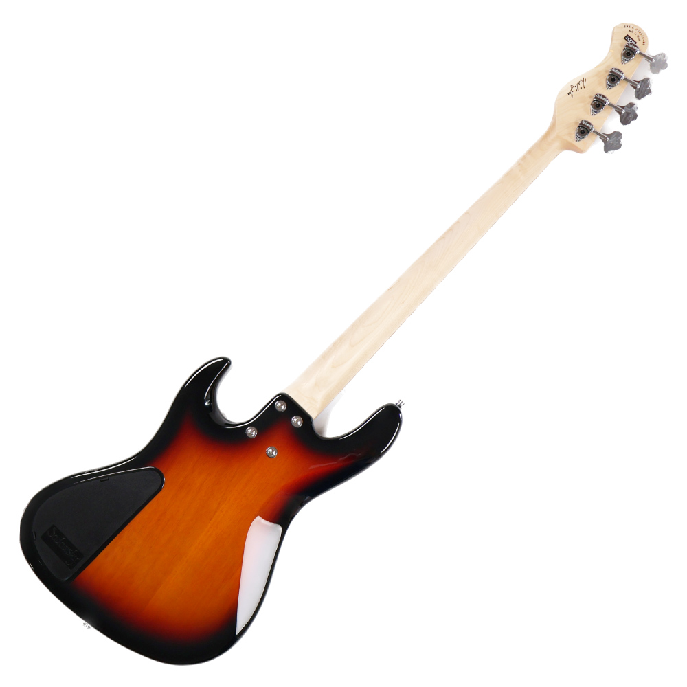 Sadowsky サドウスキー MetroExpress Will Lee MX22 WL4 Morado Fingerboard Tobacco Sunburst Transparent エレキベース ボディバック画像