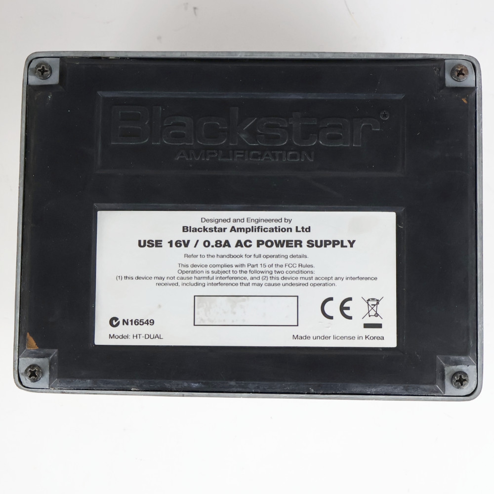 【中古】 ディストーション BLACKSTAR HT-DUAL DS-2 裏面