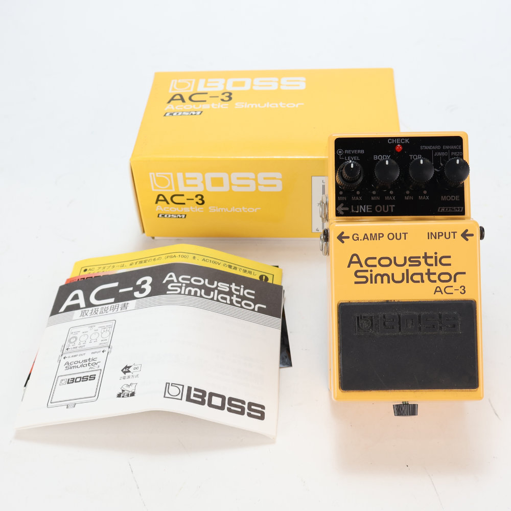 【中古】 アコースティックシミュレーター エフェクター BOSS AC-3 Acoustic Simulator ギターエフェクター