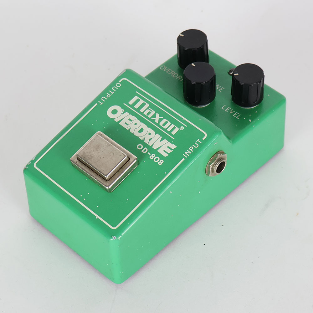 【中古】 Maxon マクソン OD-808 OVERDRIVE Large Case JRC4558D オーバードライブ ギターエフェクター 全体