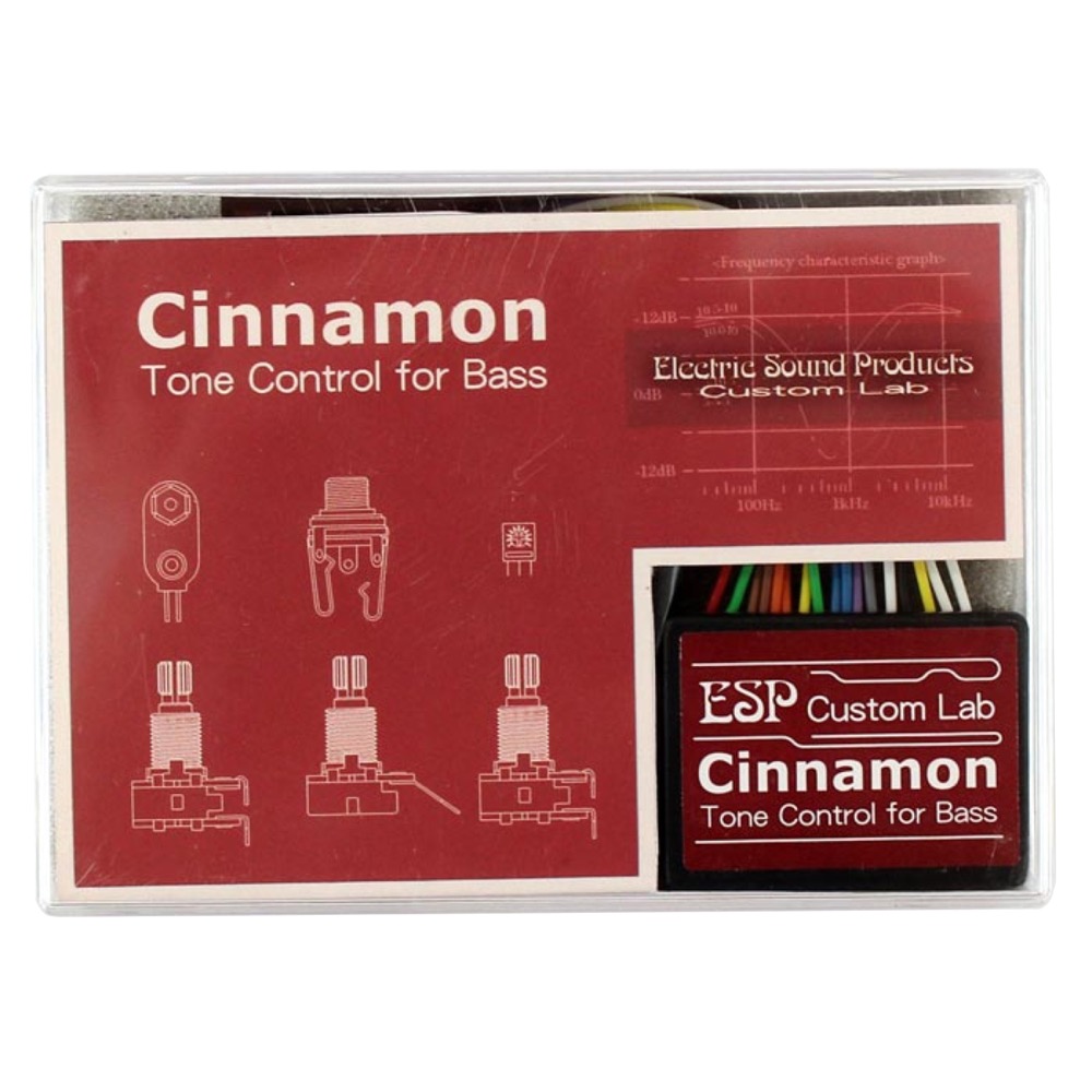 ESP CINNAMON/BASS 3BAND EQ ACTIVE CIRCUIT ベースプリアンプ