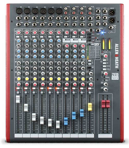 ALLEN&HEATH ZED-12FX ミキサー(ZED12FX/X)