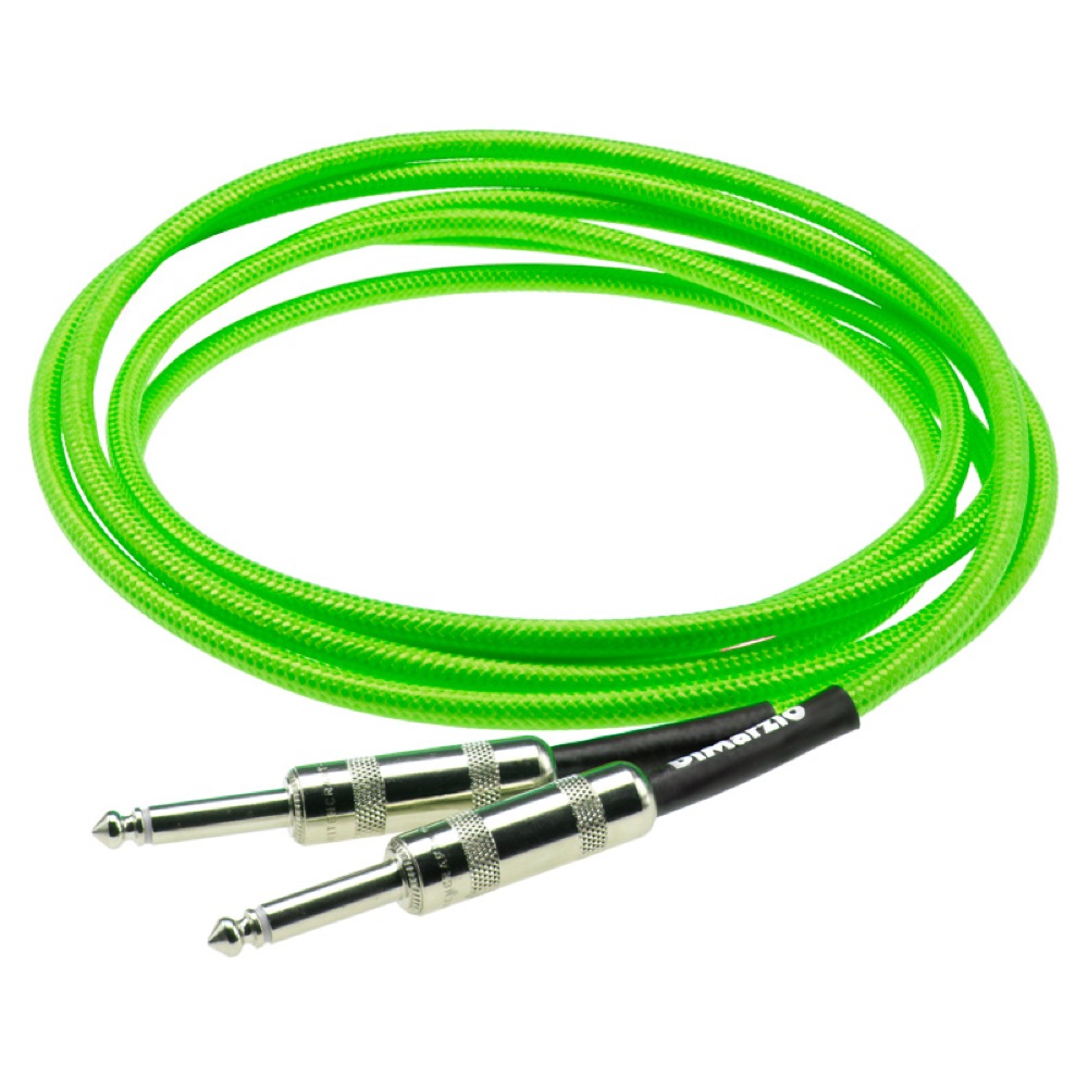 Dimarzio EP1718SS NEON GREEN ギターケーブル