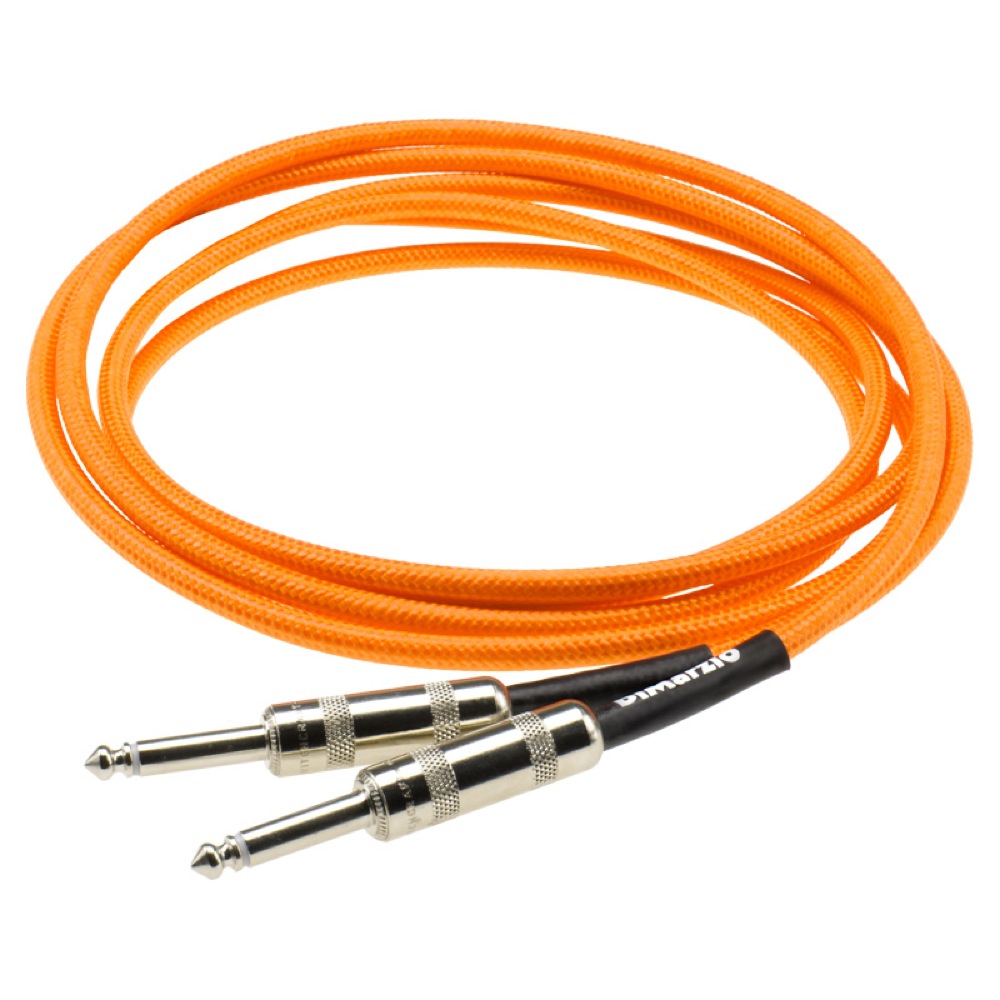 Dimarzio EP1718SS NEON ORANGE ギターケーブル