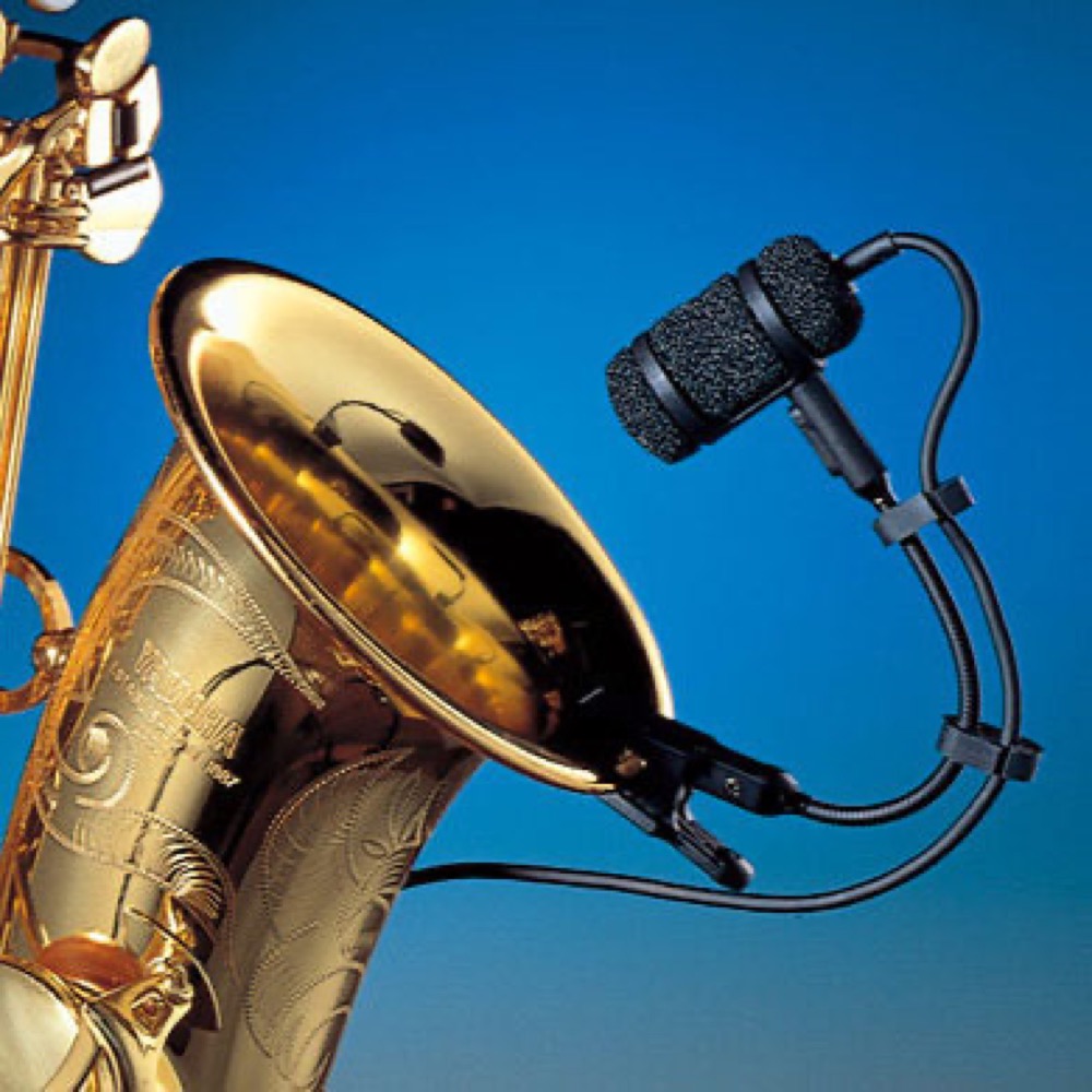 AUDIO-TECHNICA PRO35 楽器用クリップ型コンデンサーマイク 使用例