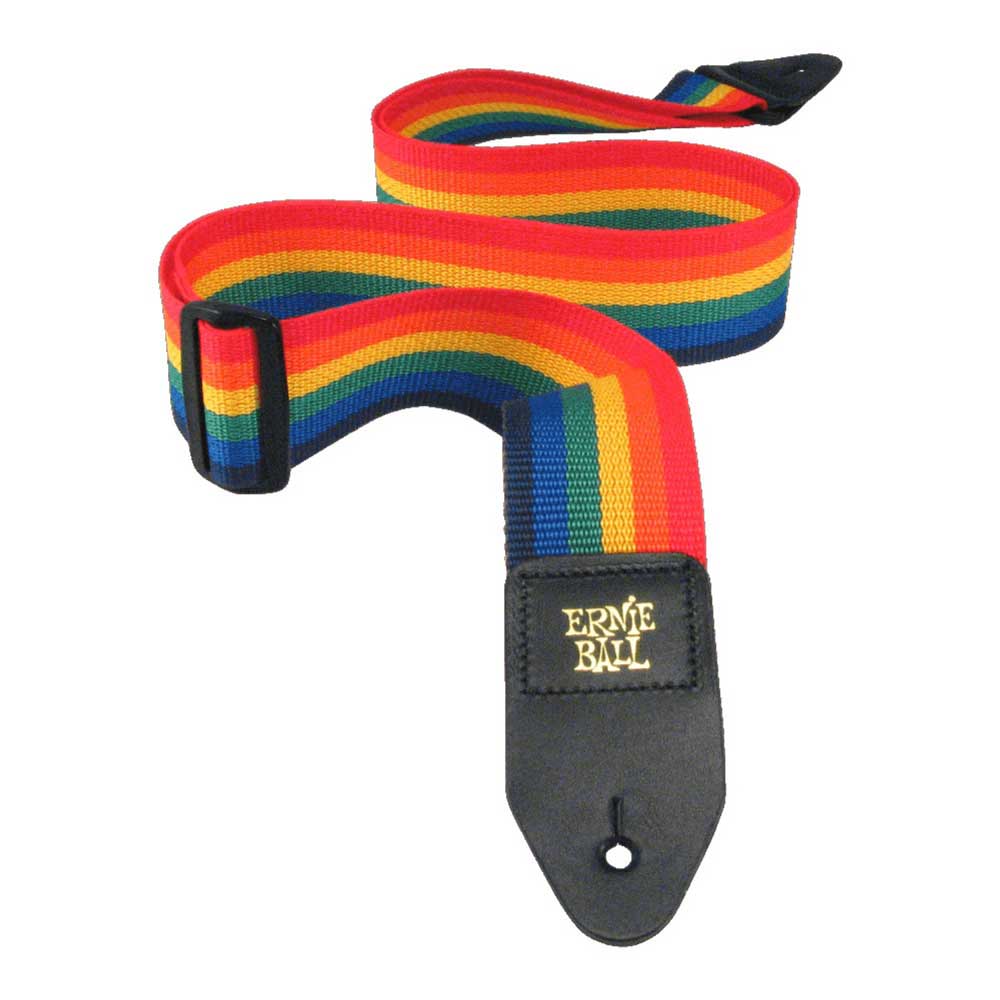 ERNIE BALL POLYPRO STRAPS 4044 Rainbow ギターストラップ