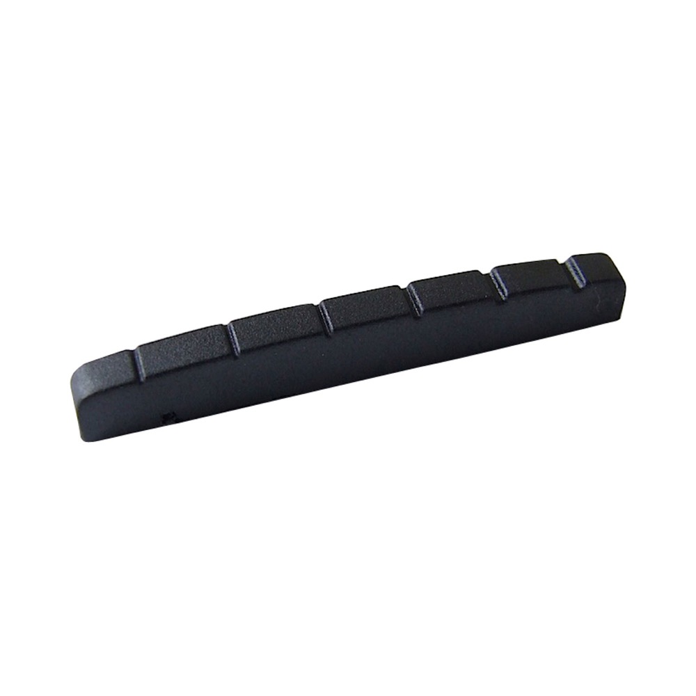 GRAPH TECH PT-5010-00 BLACK TUSQ XL STRAT STYLE FLAT BOTTOM SLOTTED NUT ナット