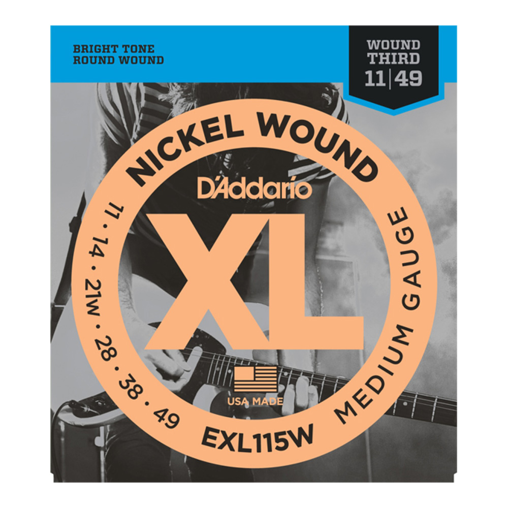 D'Addario EXL115W エレキギター弦