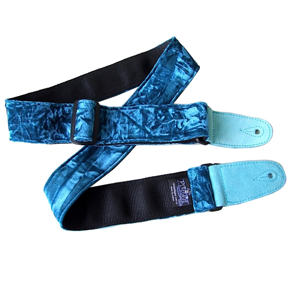 RENEGADE VEL-SBL Crushed Velvet Series ギターストラップ
