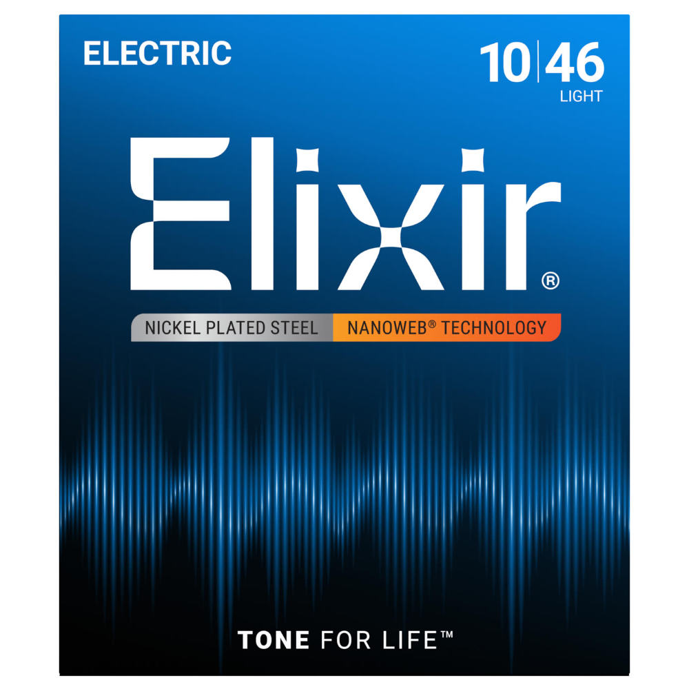 ELIXIR 12052 2パック NANOWEB Light 10-46 エレキギター弦