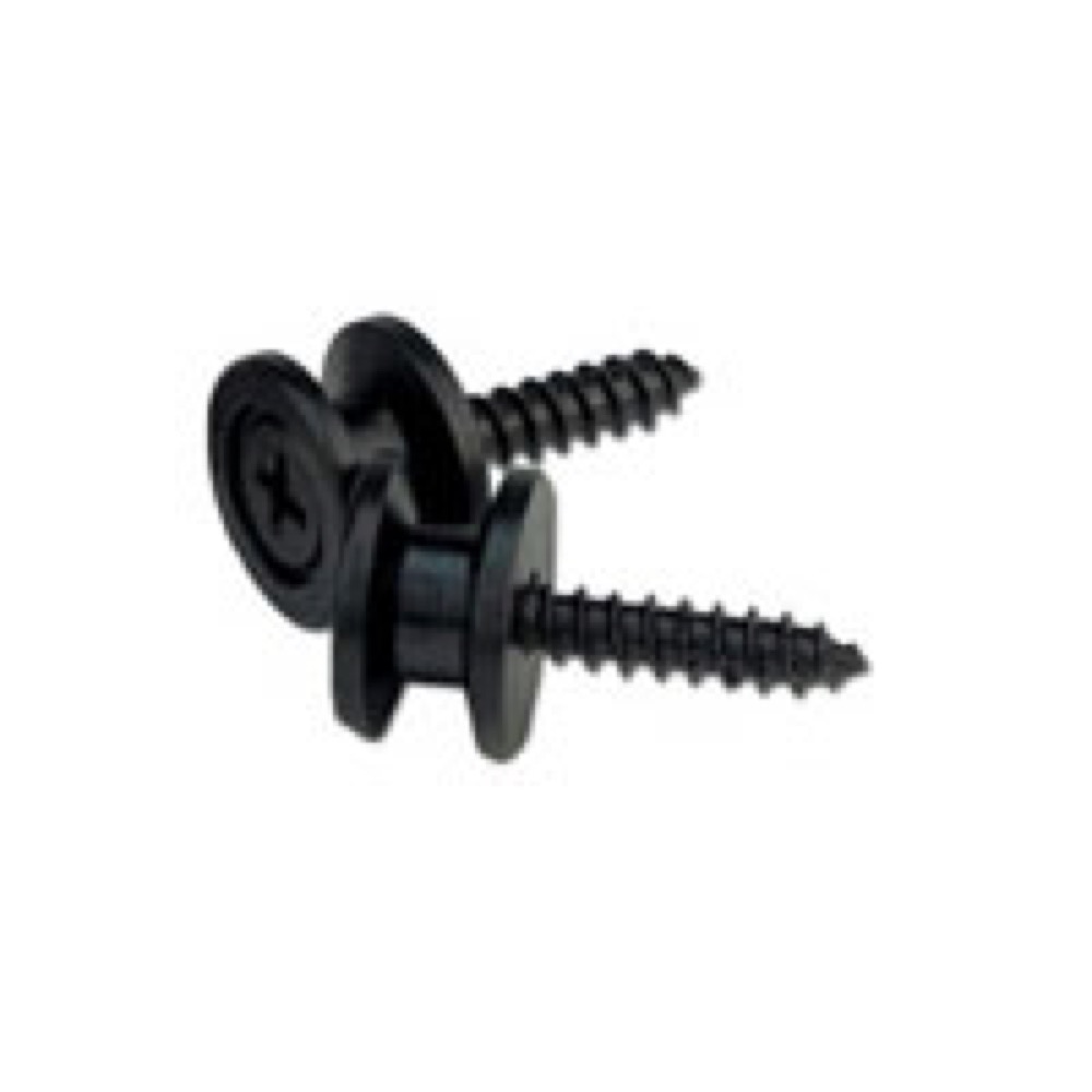 Planet Waves by D’Addario PWEP102 Solid Brass Black Oxide ギターストラップ エンドピン