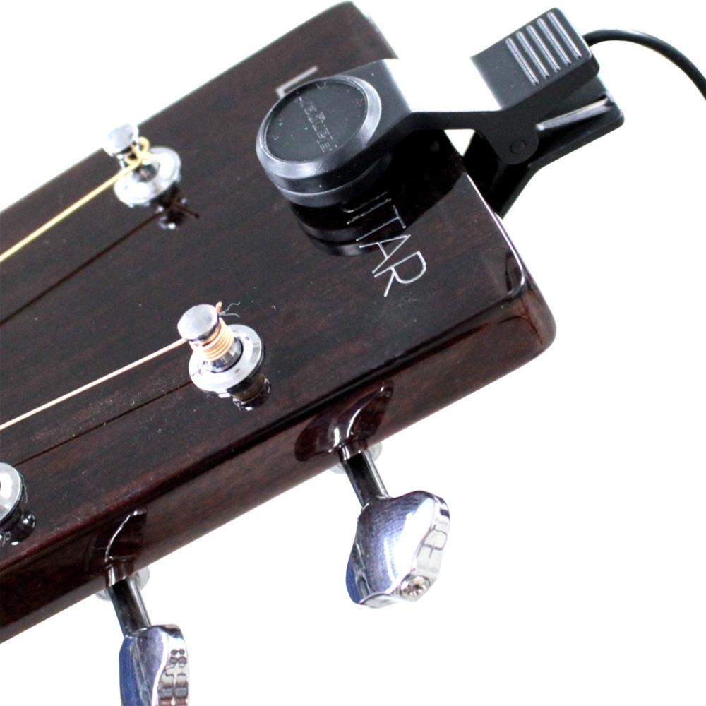 Flanger FA-01 チューナーマイク コンタクトマイク クリップ使用時