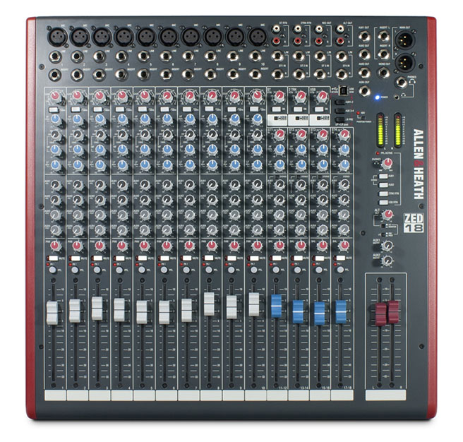 ALLEN&HEATH ZED-18 ミキサー（ZED1802/X）
