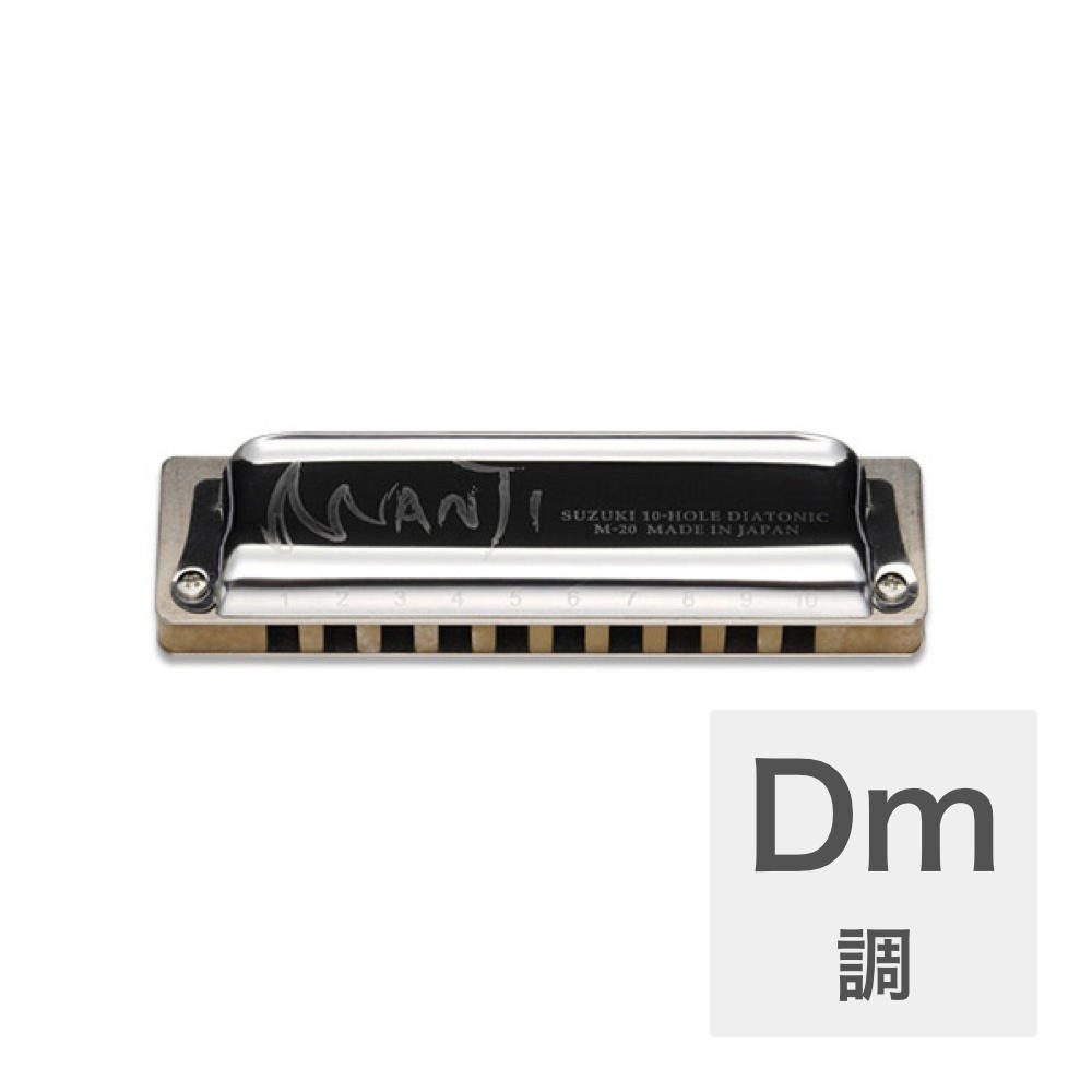 SUZUKI MANJI M-20 Dm 10穴ハーモニカ
