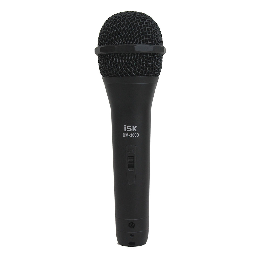 iSK DM-3600 ボーカル用マイク 5Mケーブル付き ダイナミックマイク 本体全体像