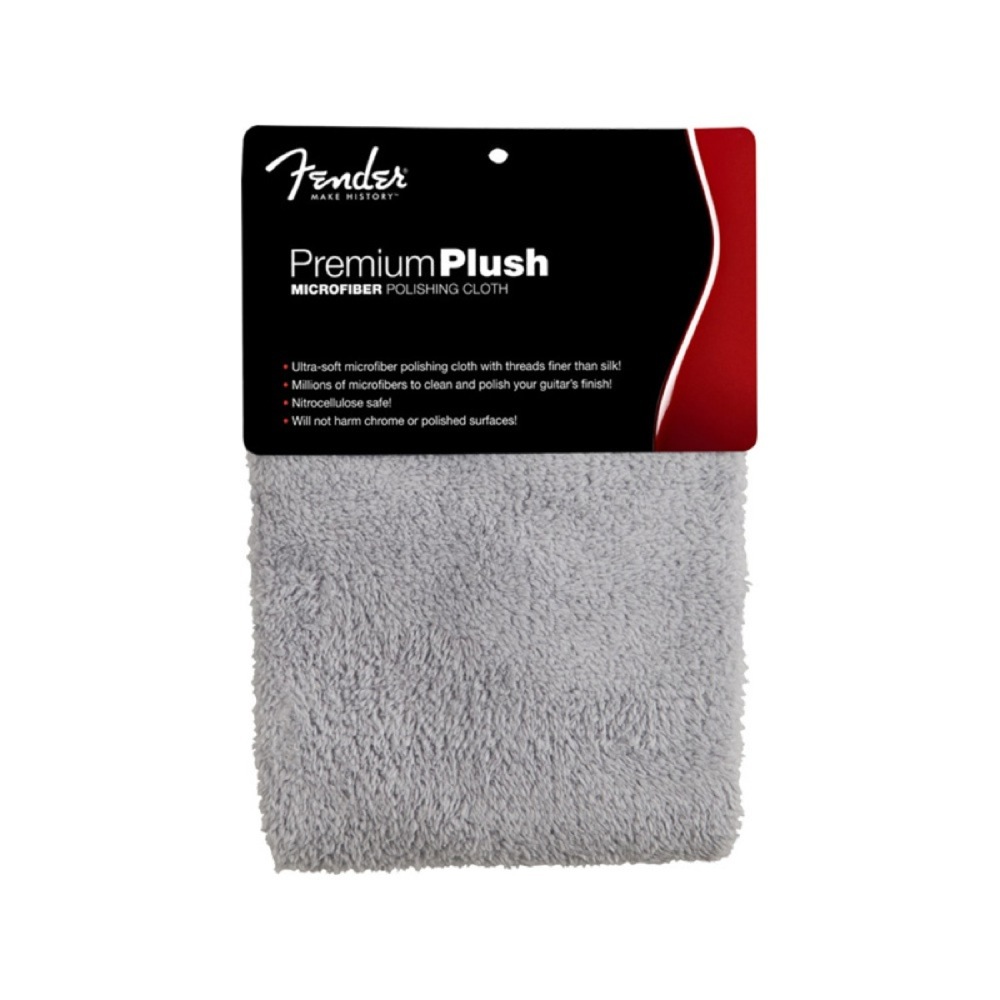 Fender Premium Plush Microfiber Polishing Cloth フェンダー ギター用クロス マイクロファイバー