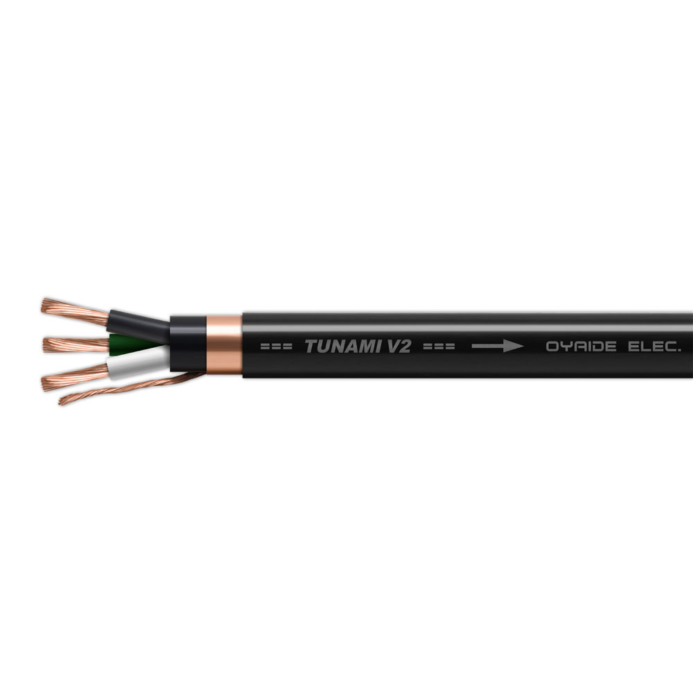 OYAIDE TUNAMI V2 切り売り(1M単位) 電源ケーブル