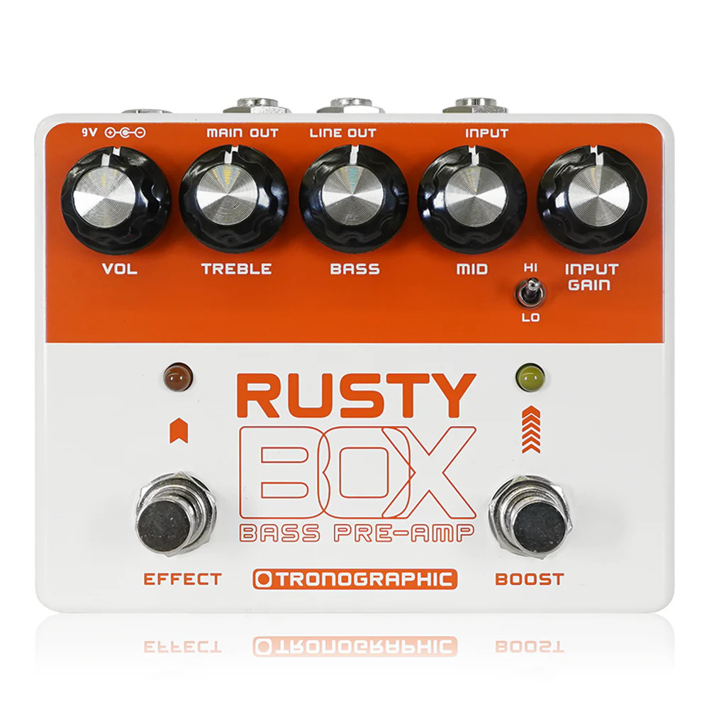 Tronographic Rusty Box ベース用プリアンプ エフェクター