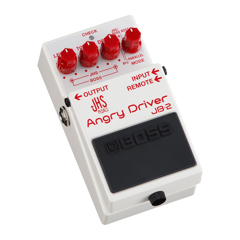BOSS BD-2 Blues DriverとJHS Pedals Angry Charlieをベースにした2つのサウンドを1つのペダル・ユニットへ搭載。