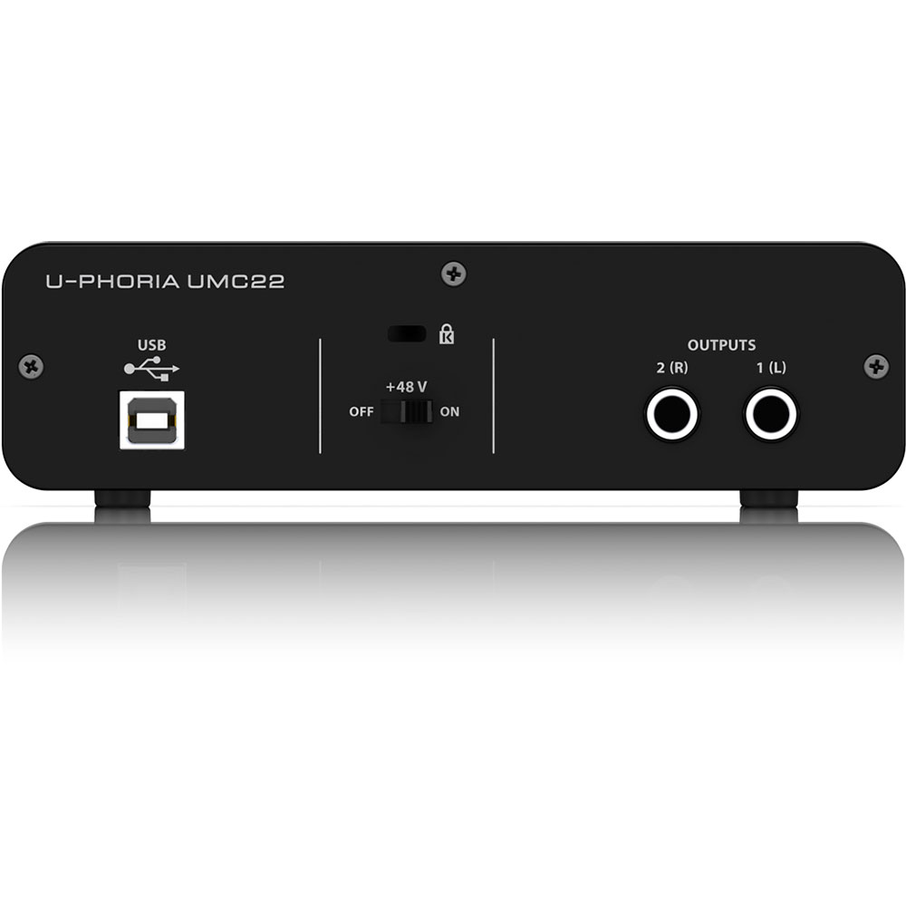 BEHRINGER UMC22 U-PHORIA オーディオインターフェース