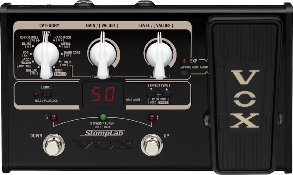 VOX マルチエフェクター STOMPLAB SL2G 正面からの画像