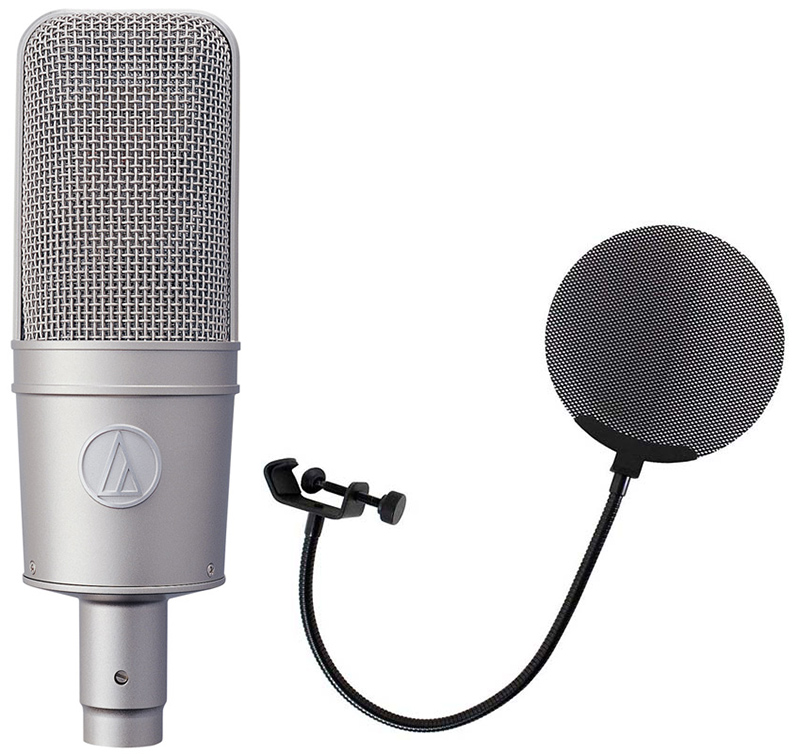 AUDIO-TECHNICA AT4047/SV メタルポップフィルター付き コンデンサーマイク
