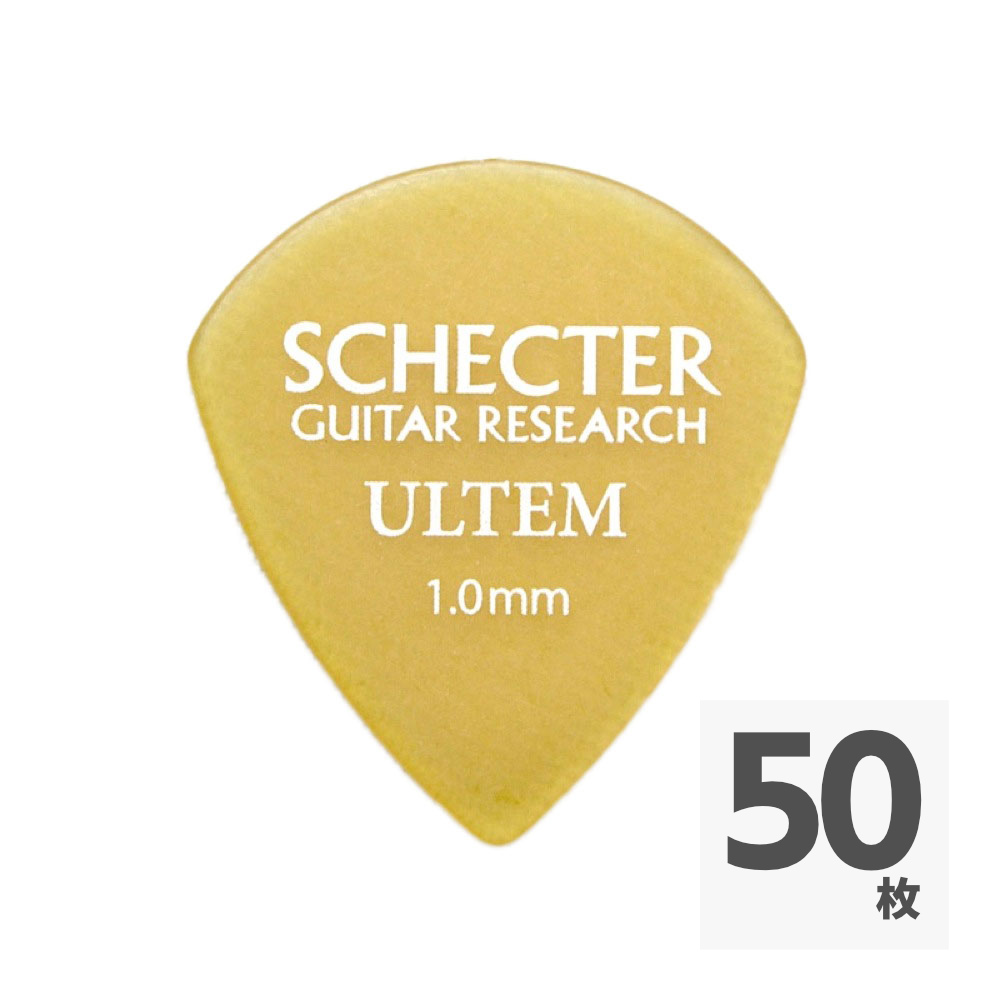 SCHECTER SPJ-10-UL JAZZタイプ 1.0mm ウルテム ギターピック×50枚