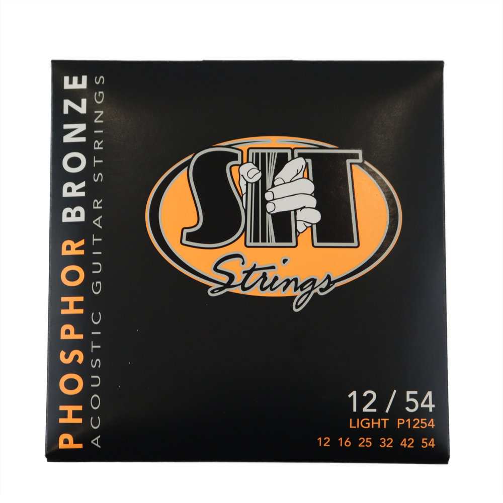 SIT STRINGS P1254 LIGHT PHOSPHOR BRONZE アコースティックギター弦×12セット