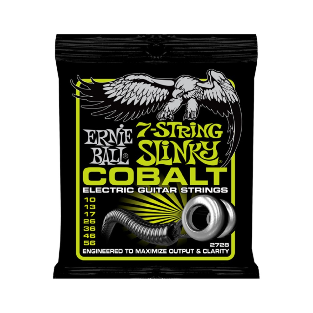 ERNIE BALL 2728 Cobalt 7-String Regular Slinky×12SET エレキギター弦