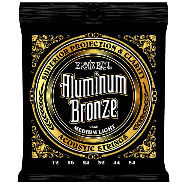 ERNIE BALL 2566 Aluminum Bronze Medium Light ×6セット