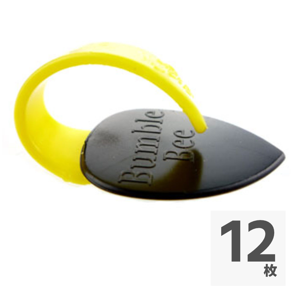 Fred Kelly Delrin Bumblebee Teardrop Pick Heavy バンブルビーピック×12枚セット