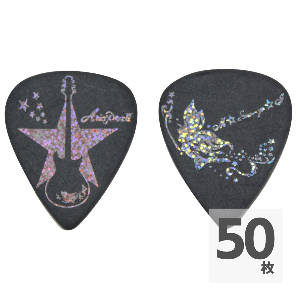 AriaProII P-FAIRY08/BKSV 0.8mm ☆sun-go☆ オリジナル ギターピック ×50枚 ピック