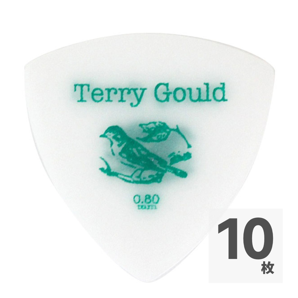 PICK BOY GP-TG-RS/08 テリーゴールド サンドグリップ トライアングル 0.80mm ×10枚