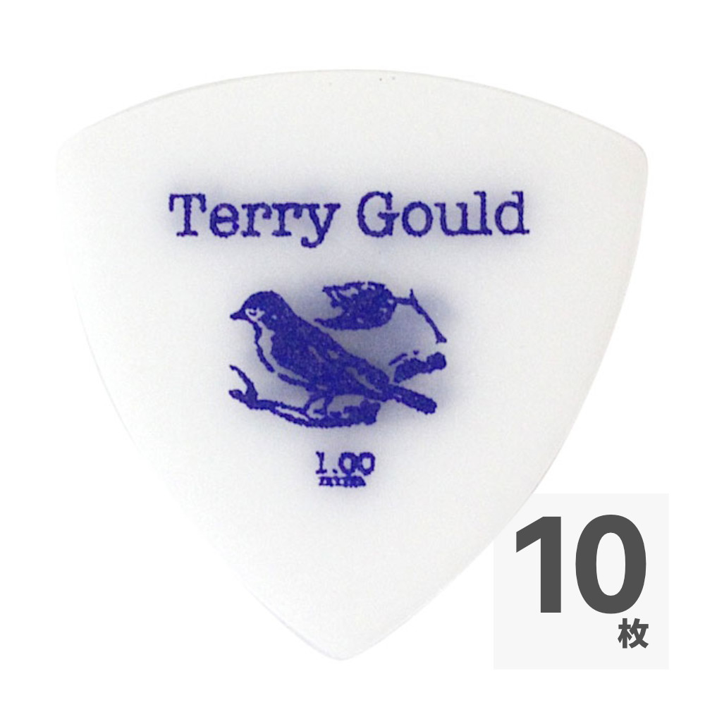 PICK BOY GP-TG-RS/100 テリーゴールド サンドグリップ トライアングル 1.00mm ギターピック×10枚