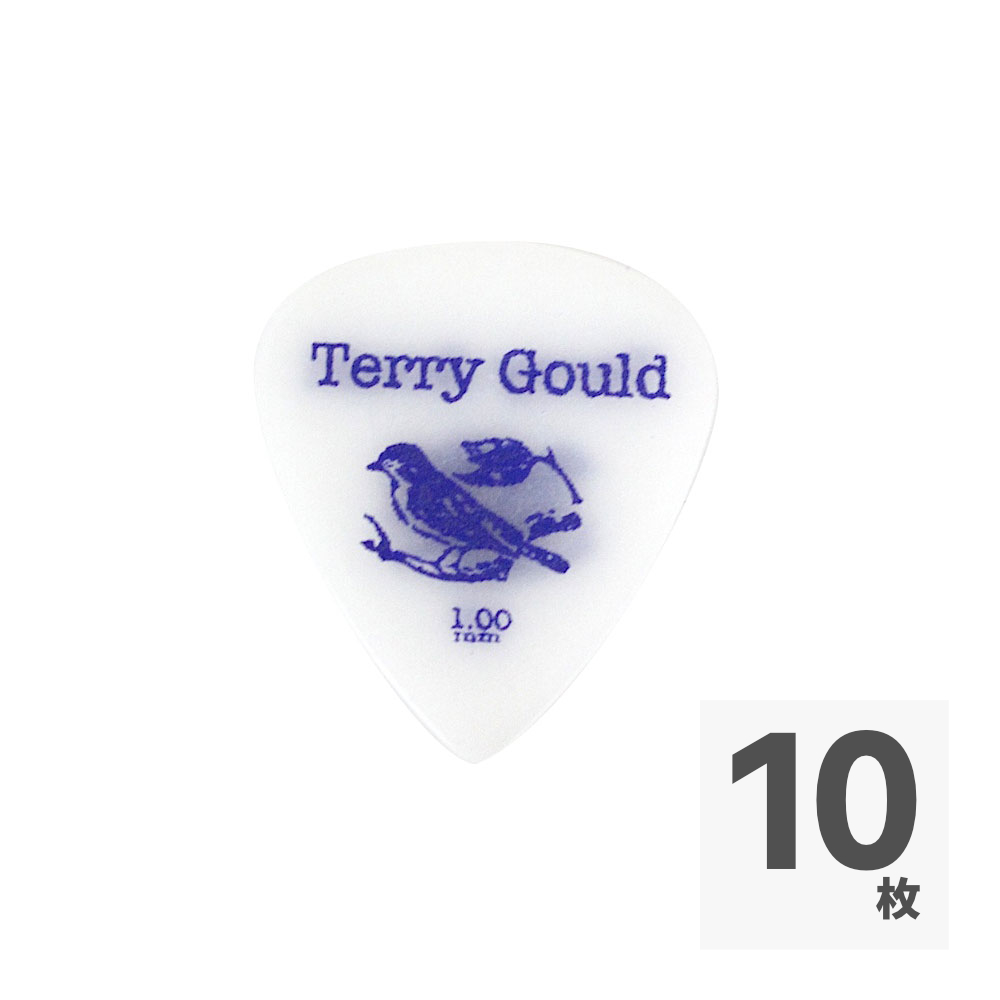 PICK BOY GP-TG-TS/100 テリーゴールド サンドグリップ ティアドロップ 1.00mm ギターピック×10枚