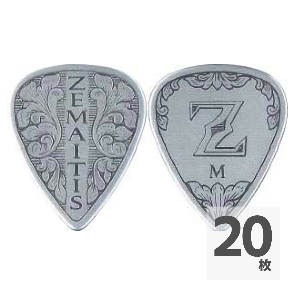 ZEMAITIS Guitar Picks ZP06 TD/Medium 0.75mm ティアドロップ セルロイド ギターピック×20枚